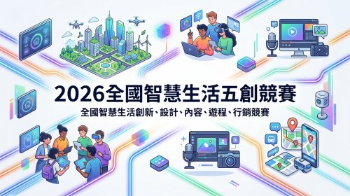 【競賽訊息】2026全國智慧生活五創競賽